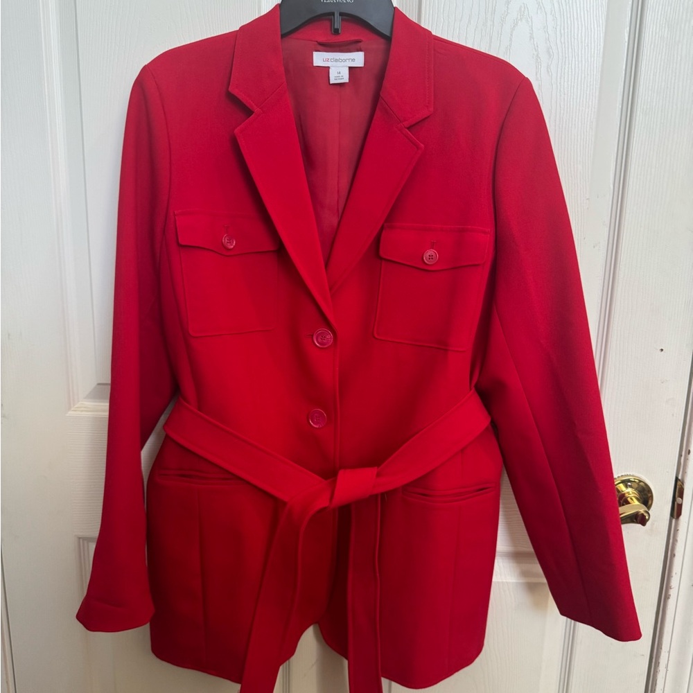Liz Claiborne Red Women's Blazer
